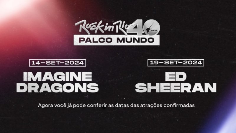 O ano de 2024 será de muitas comemorações para o Rock in Rio