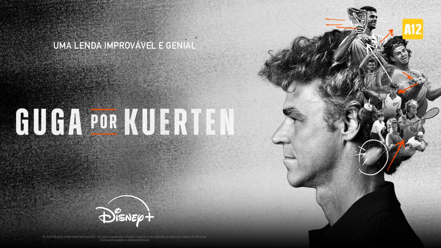 Disney+ lança documentário sobre a carreira de Gustavo Kuerten, maior tenista brasileiro da História