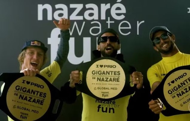 Pedro Scooby conquista título com onda de 18,08m e vence o Gigantes de Nazaré 2025