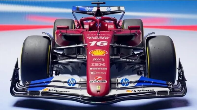 Ferrari aposta no azul na traseira, mas mantém o vermelho clássico para o GP de Miami