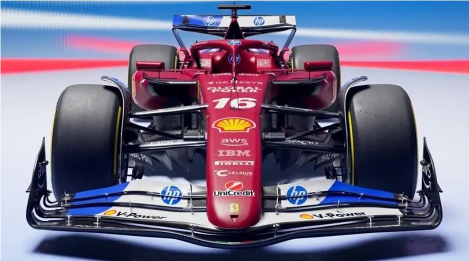 Ferrari aposta no azul na traseira, mas mantém o vermelho clássico para o GP de Miami
