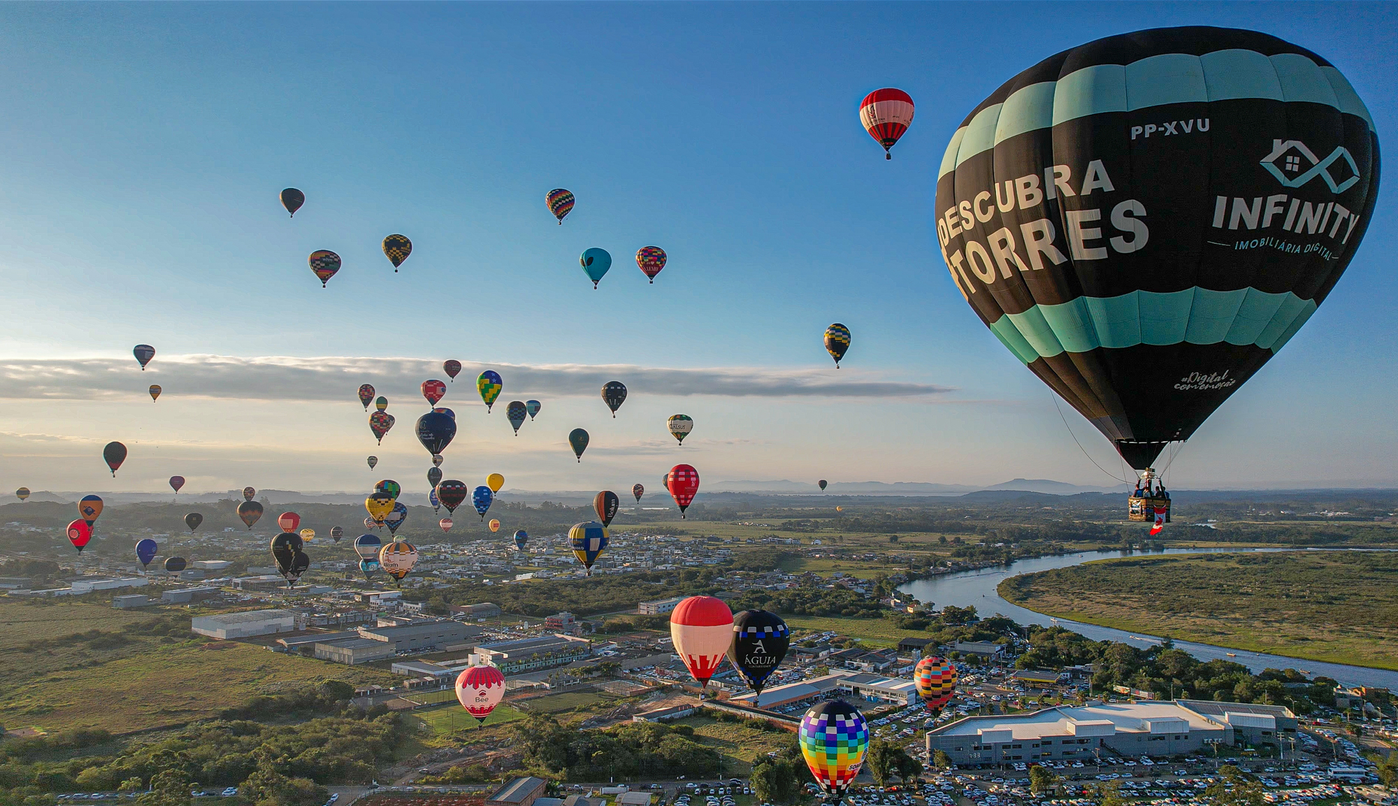 Torres (RS) vive edição histórica do 35º Festival Internacional de Balonismo com recordes, emoção e forte presença de público